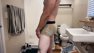 Attempting out my pals briefs and inhaling my stream