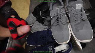 Masturbating off on three nike janoski max
