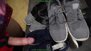 Masturbating off on three nike janoski max