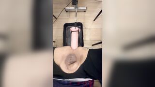Tirando o estresse do dia com meu vibrador