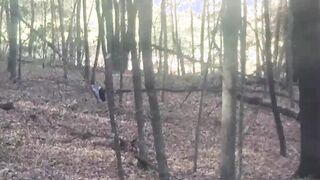 ENCAGED and PLAPPING in the Woods [Fansly Preview]