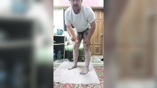 Immense donk homosexual getting off and pulverize his anal invasion rock-hard!