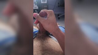 rory rottie pulls out meaty jizz to