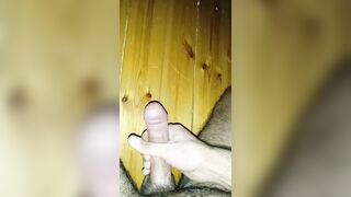 Thick jizz flow before going to sofa