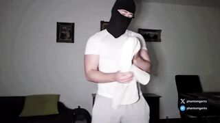 Geiler deutscher Individual Trainer POINT OF VIEW – Er merkt, dass du auf seine Beule starrst, und spritzt dir ins Gesicht