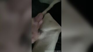father playboy tugging off his XXL knob 10inch