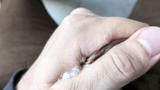 Extraordinary Pre-Jism Have fun & Moist Penis head Draining  Stringy Grubby Solo Getting off  Powerful Close-up Popshot