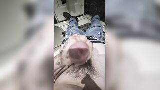 Humungous meatpipe nutting amature solo masculine