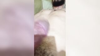 Uber-sexy masculine dishonor chatting sloppy, giant man meat humungous