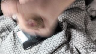 Extraordinary Edging Contest & Phone Screen Have fun  Smearing Pre-Jism on Smartphone  Muddy Conversing & Ejaculation Denial