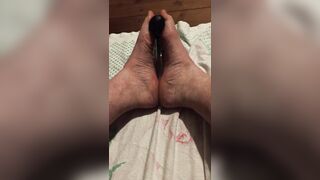 First-ever feetjob on web cam