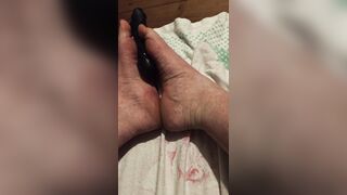 First-ever feetjob on web cam