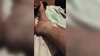 First-ever feetjob on web cam