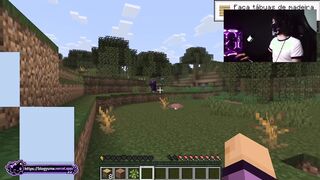 femboy plays minecraft and rages after two mins – stroking to unwind