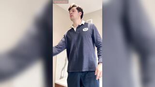 Toying with my fake penis!