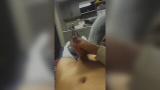 Ultra-kinky fur covered femboy yells and spunks milking off solo