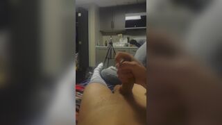 Ultra-kinky fur covered femboy yells and spunks milking off solo