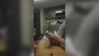 Ultra-kinky fur covered femboy yells and spunks milking off solo
