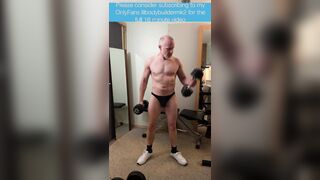 Ample queer Muscle Father bicep and shoulder exercise, ripple and jack. Satisfy consider following me on OnlyFans for the total 16 min flick