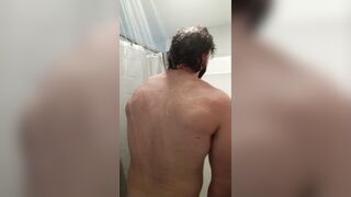 Bathroom w/me and my rock-hard spear