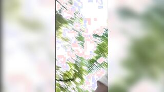 Jerking off outside (nearly got caught)