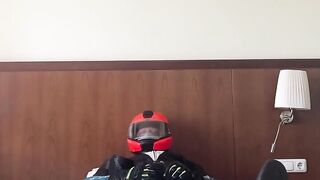 kinky after a motorbike excursion