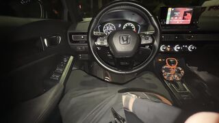 Noisy bellowing and praise *tearing up in the van* large cum shot