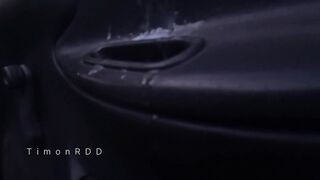 Straight guy in boxers bathes in the river and then cums powerfully