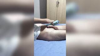 Teen Twink 18 Make himself Cum in Sweatpants (HOT)