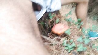 Hiker Takes Out His Dick Looking For Mushrooms????and Unloads Semen In One Of Them