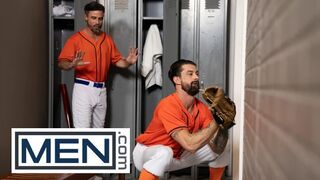 MEN - Horny Tattooed Stud Alpha Wolfe Gets His Tight Ass Drilled By Daniels Hard Rock Dick