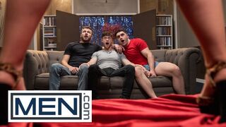 MEN - Michael Boston Sucks His Buddy Finn Hardings Dick Before Bending Over Asking To Get Fucked