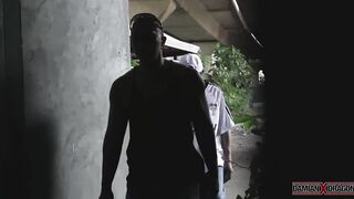 Japanese Queer Damian Dragon Drills Doorman Thirsty Crevice Outdoors