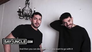 Step-Nephews Taboo Threeway