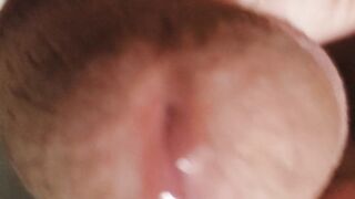Finger-banging my rod until precum