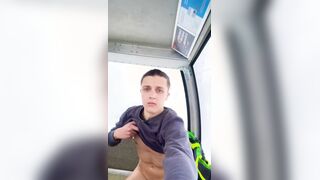 Lad Wanks in a Ski Gondola (Ultra-kinky)