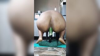 Monstrous ass nailing cucumber and caboose dribbling