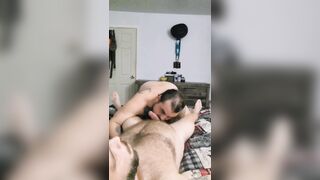 HairyGooner Ample pop-shot while getting Barback stiff plow