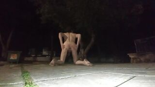Naked walk in public