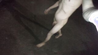 Naked walk in public