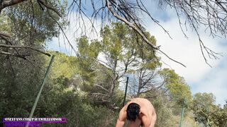 Beginning Bare Season again. Public bareness next to street