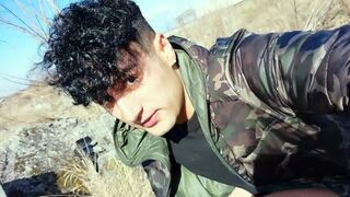 Porked no condom and shoving out jizz thru undergarments after bang