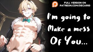 Aventurine offers you his company...and a sensational guzzle~ [Smooches] [In Mettle] [Honkai] [Oral job]