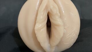 I shag her thick fleshlight gash until she blows a load