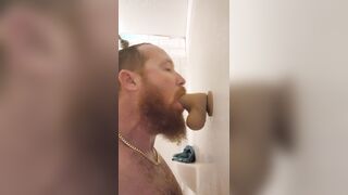 Practising Fellating a good-sized schlong with my fresh fucktoy