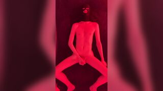 Naughty twunk milks off and showcases you his nude figure