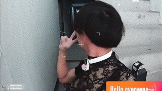 Naked on vaca in the guest room