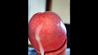 Lad crimson pink cigar no-palms jizm