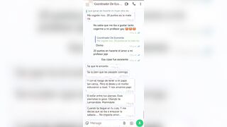 Whatsapp con el profesor de Economía FINAL CALIENTE