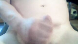 Masturbe (36) with one testicle